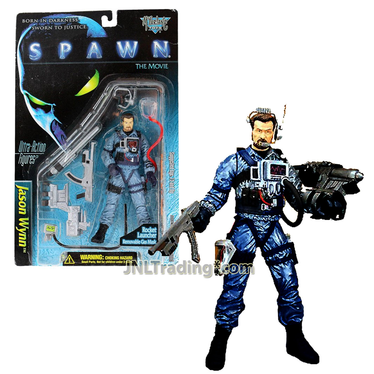 spawn McFarlane Toys Jason Wynn フィギュア Year 1996 McFarlane's Toy Spawn Movie Ultra Class 6 Inch
