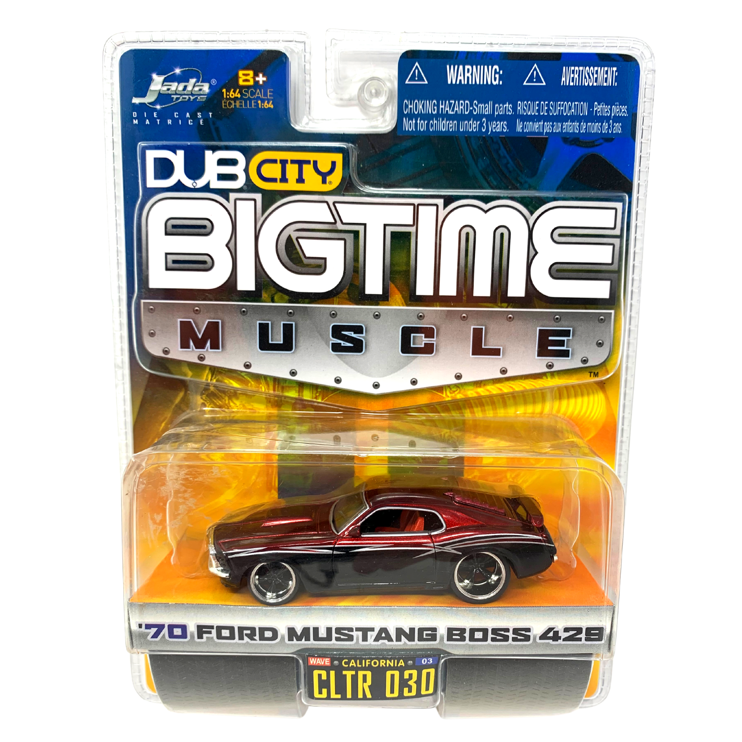 BIGTIME MUSCLE 1/64 ミニカーセット Jada Dub City Bigtime Muscle 1970 Ford Mustang Boss 429 1:64