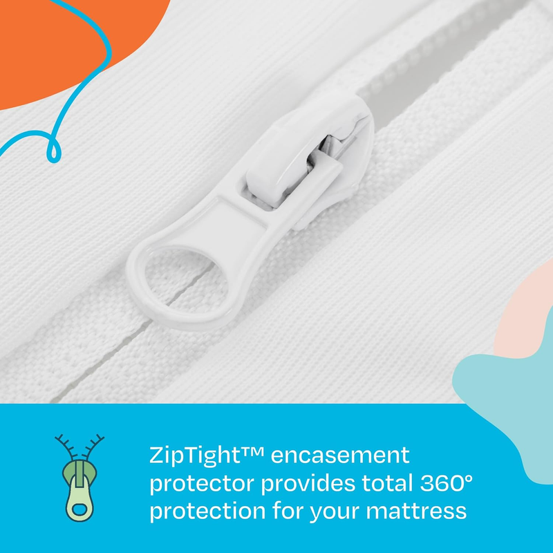 Zippered Encasement Waterproof, Dust Mite Proof, Bed Bug Proof, Hypoallergenic B