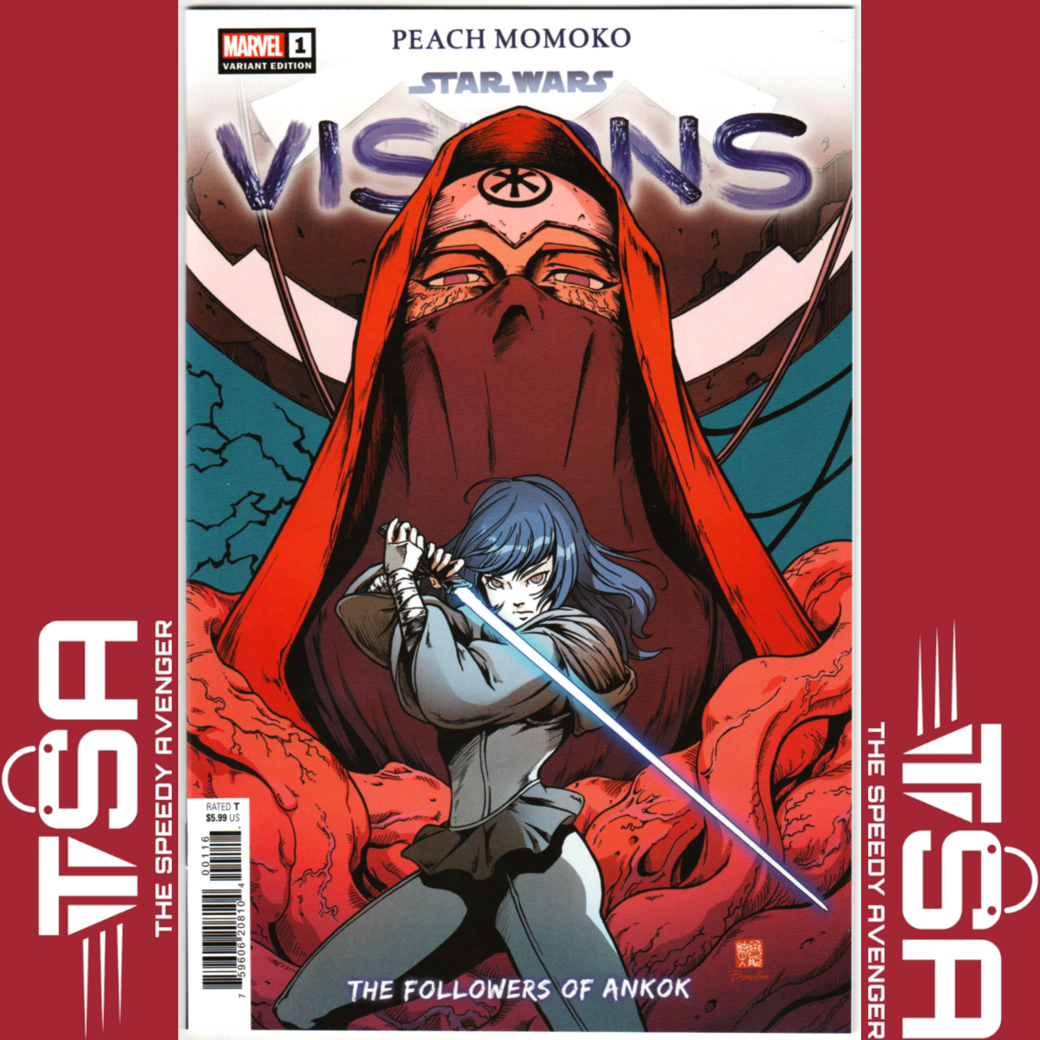 STAR WARS VISIONS PEACH MOMOKO #1 Takashi Okazaki 1:25 Incentive Ratio Variant