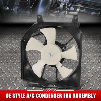 ДЛЯ 91-94 NISSAN NX SENTRA 4CYL AT OE STYLE ВЕНТИЛЯТОР ОХЛАЖДЕНИЯ КОНДЕНСАТОРА КОНДИЦИОНЕРА В СБОРЕ