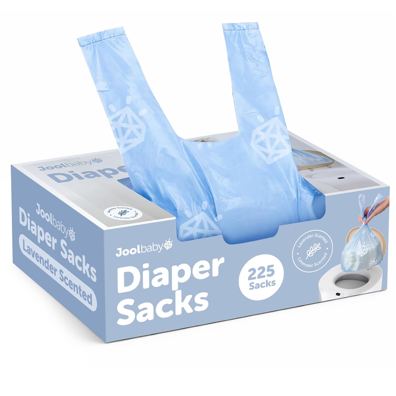 Jool Baby Diaper Disposable Bags (225 Count) - Lavender-Scented, Easy to Tie – G