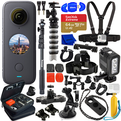 Insta360 ONE X2 Pocket Camera CINOSXX/A - 20PC Essential Accessory Bundle