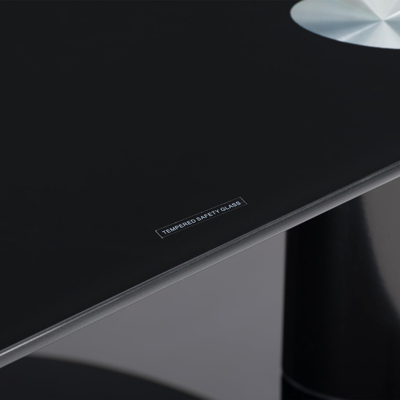 Corliving Laguna TV Stand, 55", Satin Black