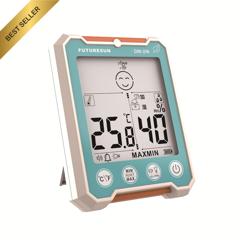 Digital Thermo-Hygrometer | Indoor Temperature & Humidity Monitor with Heatstrok