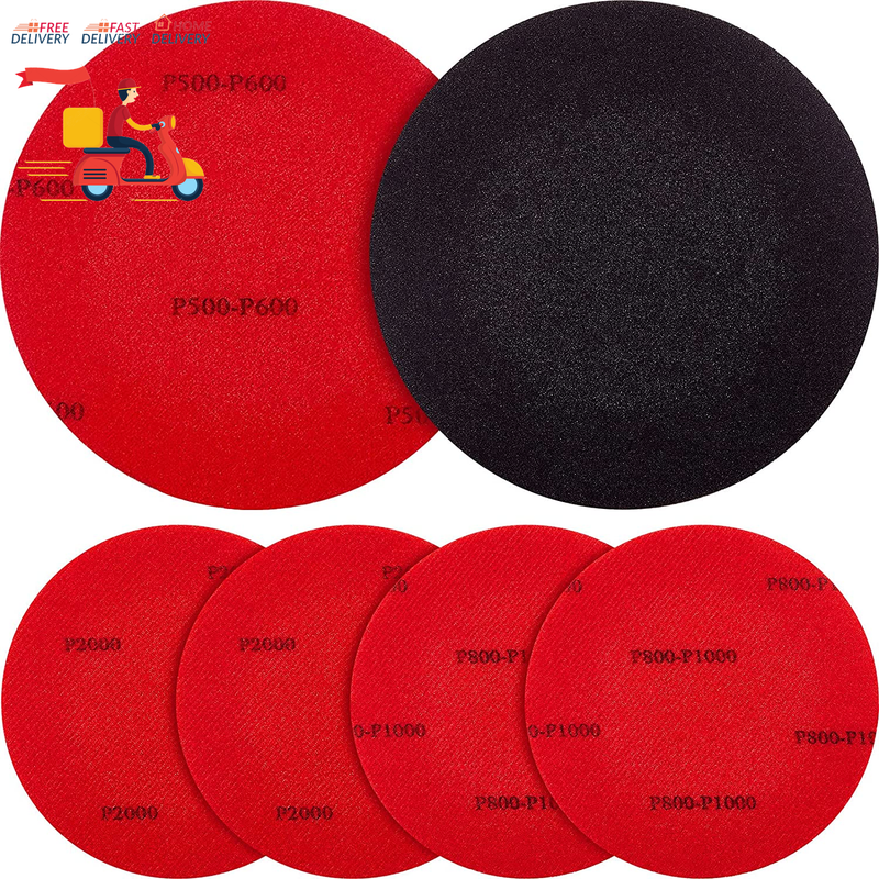 Bowling Sanding Pads Resurfacing Polishing Kit Bowling Ball Cleaning Kit, 6 Piec