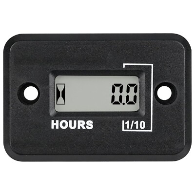 Digital Inductive Hour Meter Waterproof IP68,Works on Gas Engine Generator Vario