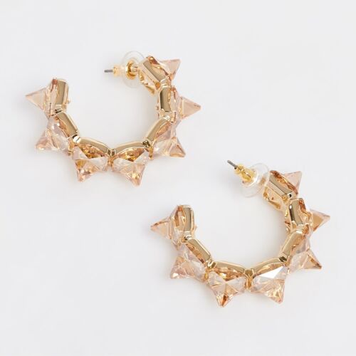 【Swarovski】Ortyx 5616911 Swarovski Ortyx Hoop Earrings - . - Fallers.com - Fallers