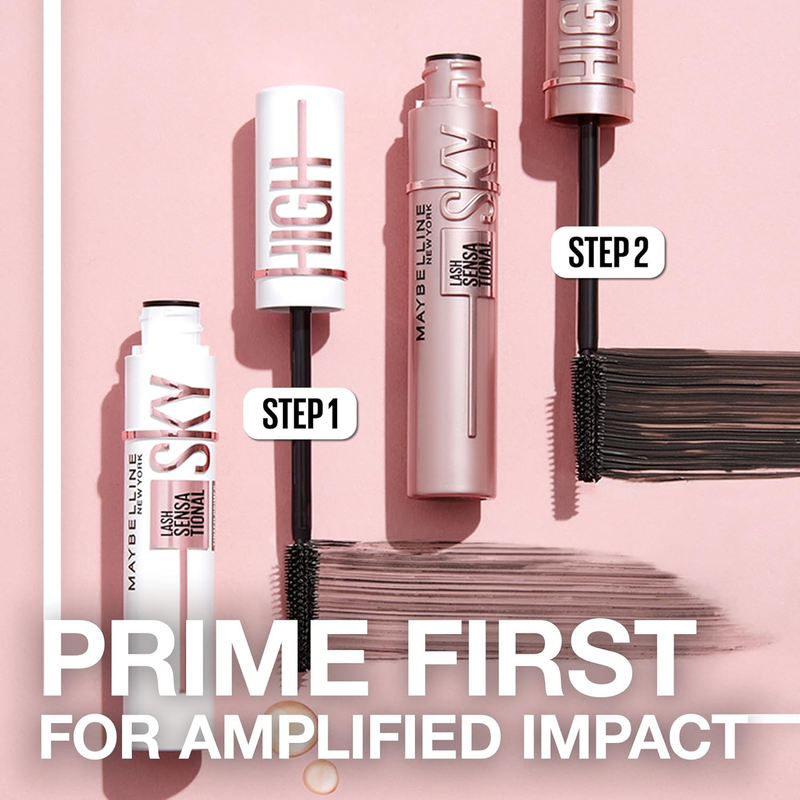 New York Lash Sensational Sky High Washable Eyelash Mascara Makeup, Volumizing,