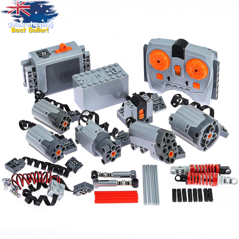 36Pcs Power Function Set for Technic - IR Remote, Receiver, Motor, Battery Box