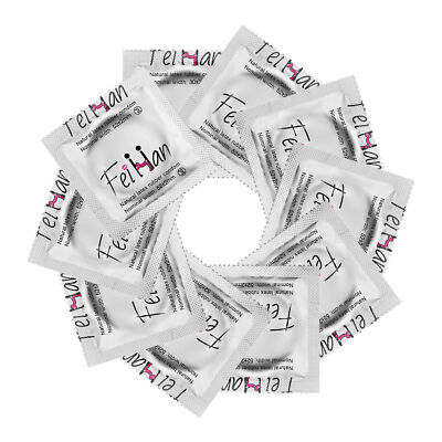 100PCS Latex Condoms Bulk Pack Ultra Thin Extended Pleasure Extra Time Sex Delay