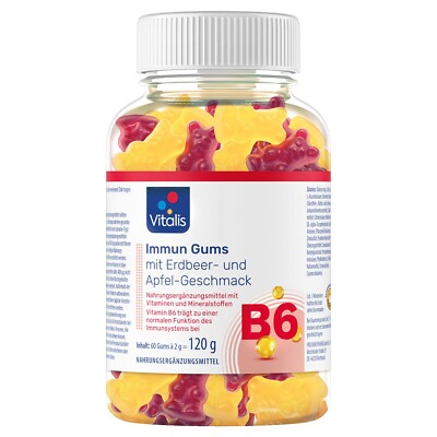 VITALIS  Vitamin Gummibärchen - 120g- Vitamin D3/Haut/Haare/Nägel/Immun