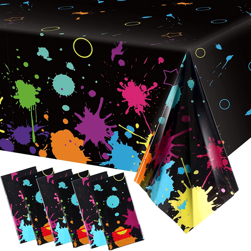S Neon Party Tablecloths 108 X 54 Inch Glow Party Tableclo