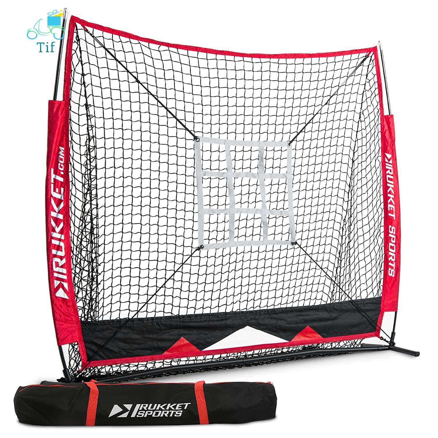Baseball / Softball Backstop With Stike Zone Net 5 Feet high Carry Bag