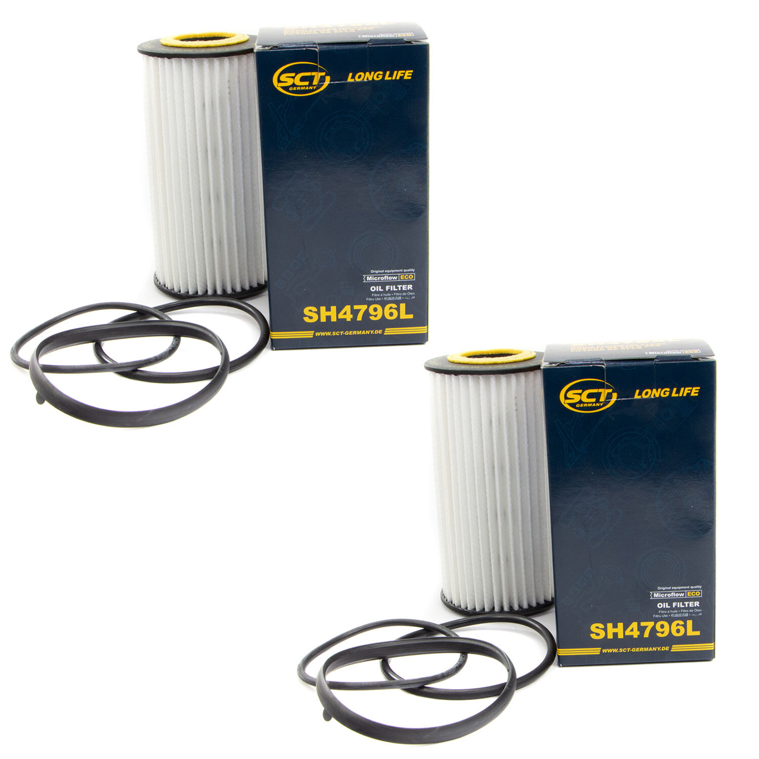 Ölfilter 2 X Filter SH4796 für Audi A3 A4 Ford Kuga Seat Skoda Volvo V70 VW Golf