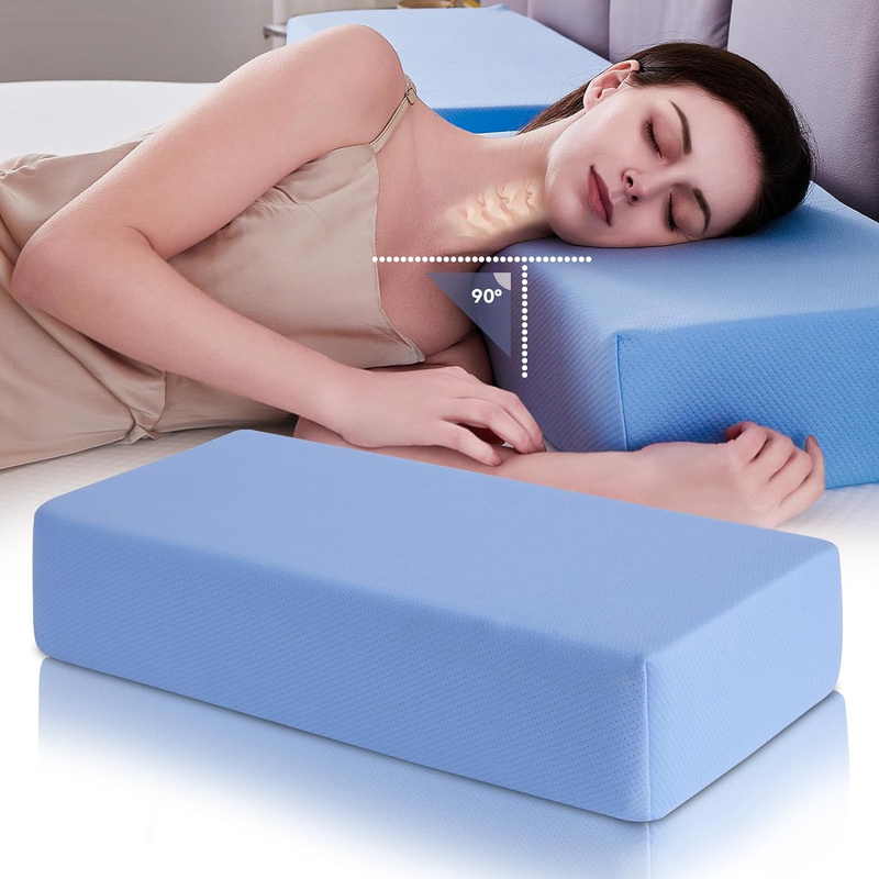 Memory Foam Pillow for Side Sleepers (24"x12"x4", Medium Sup
