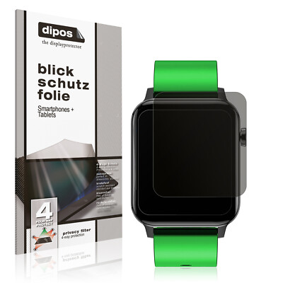 Schutzfolie für Judneer 1,4 Zoll Smartwatch mit Sichtschutz Blickschutz Folie
