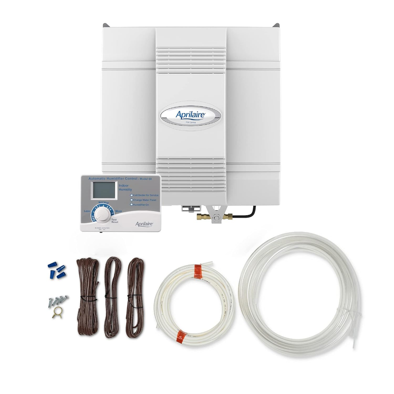 With Automatic Control + Fan Powered Humidifier Instal