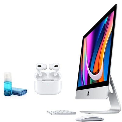 Apple iMac 27 Inch with Retina 5K Display (Mid 2020) with Apple Airpods Pro
