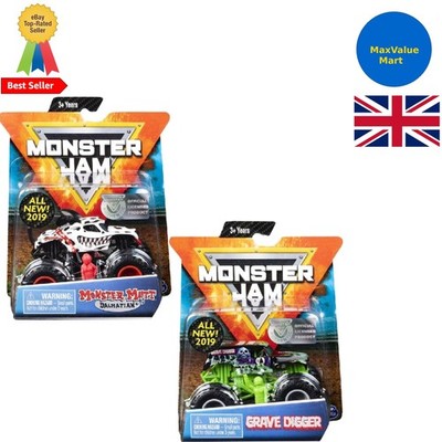 1:64 Scale Assorted Monster Truck Die-Cast Model - No Batteries Required