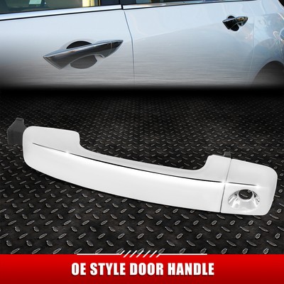 Для 07-21 Toyota Sequoia Tundra Хромированная наружная ручка передней левой двери с замочной скважиной