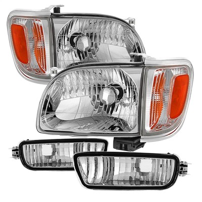xTune Auto 9027468 Crystal Front Headlight Kit Chrome/Clear