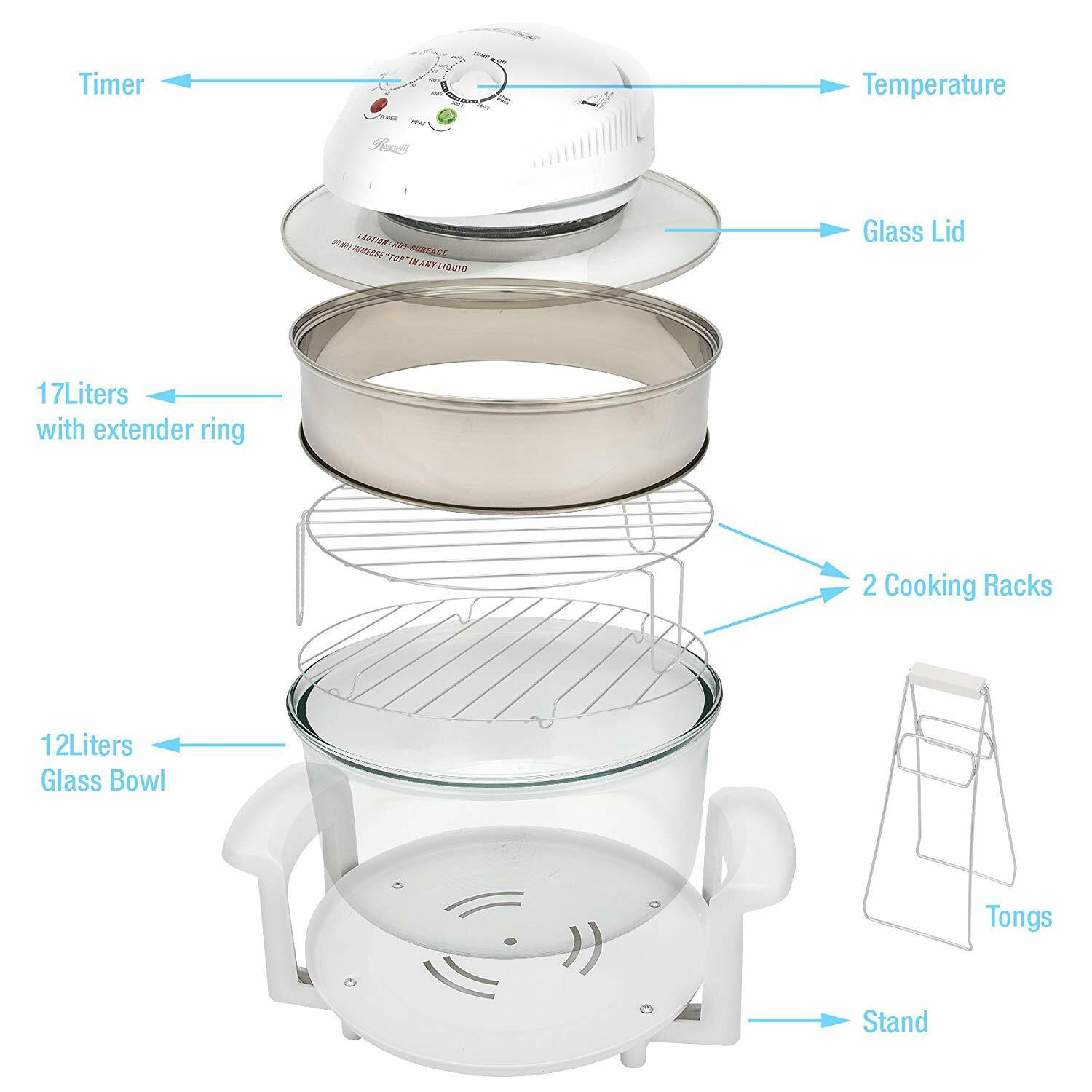 HOT Freidora Electrica No Aceite Freidora De Aire Turbo Convection Oven