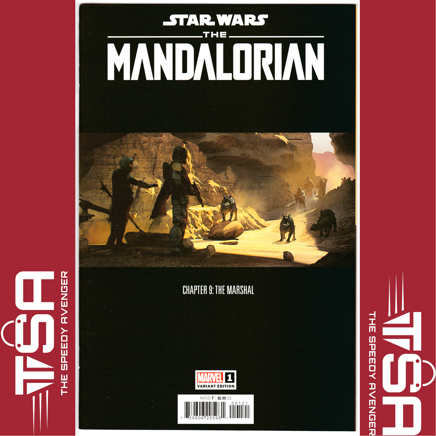 STAR WARS THE MANDALORIAN #1 (Vol 2) Concept Art Variant First App Cobb Vanth!!