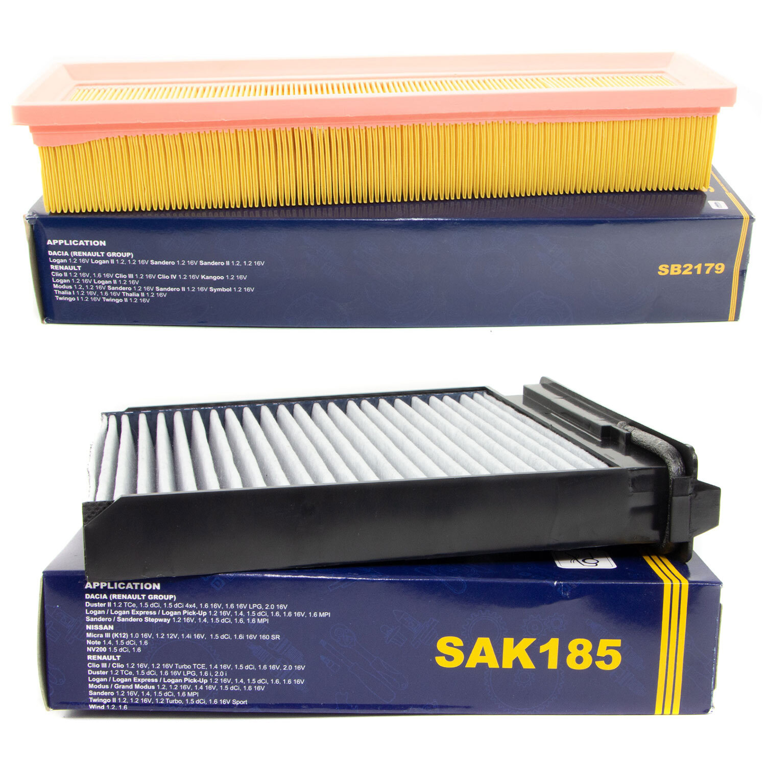 Filter Set Inspektion SCT Luftfilter + Innenraumfilter für Dacia Logan Renault