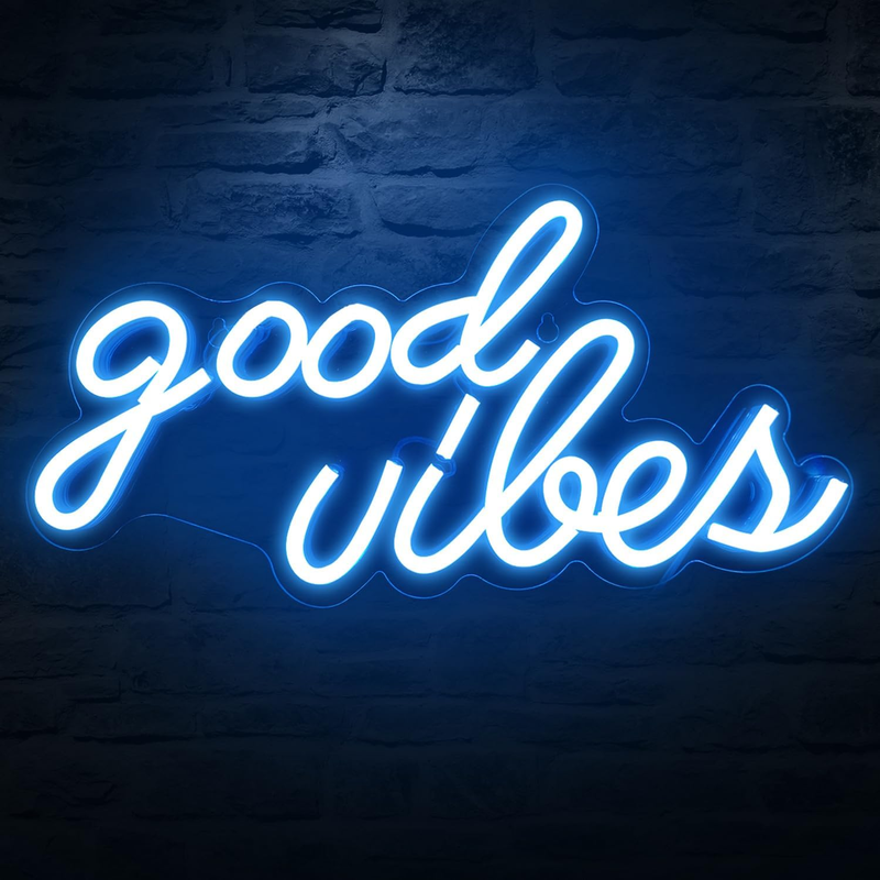 For Bedroom Wall Decor Powered By Usb Neon Light, Blue