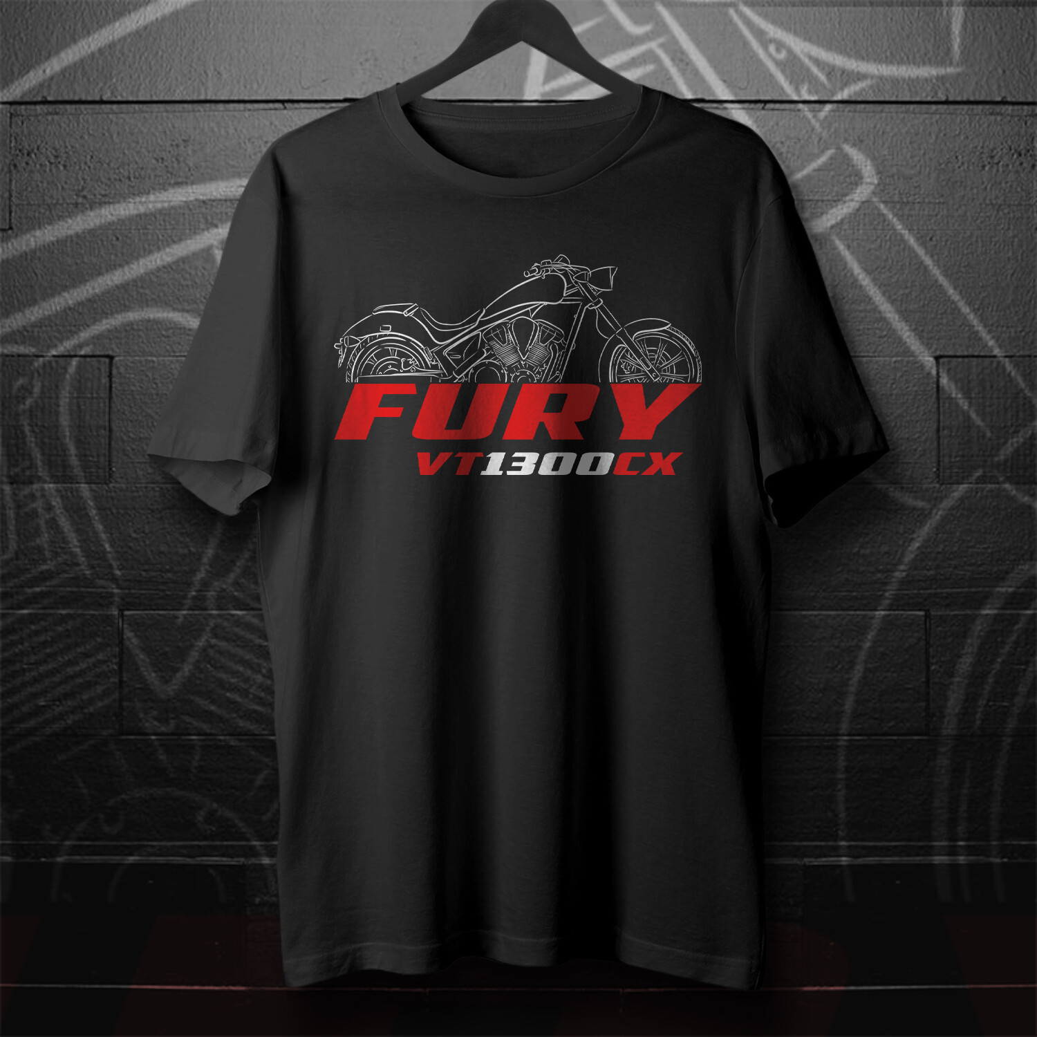 Honda VT1300CX Fury 2009-2024 - Motorcycle T-Shirt for