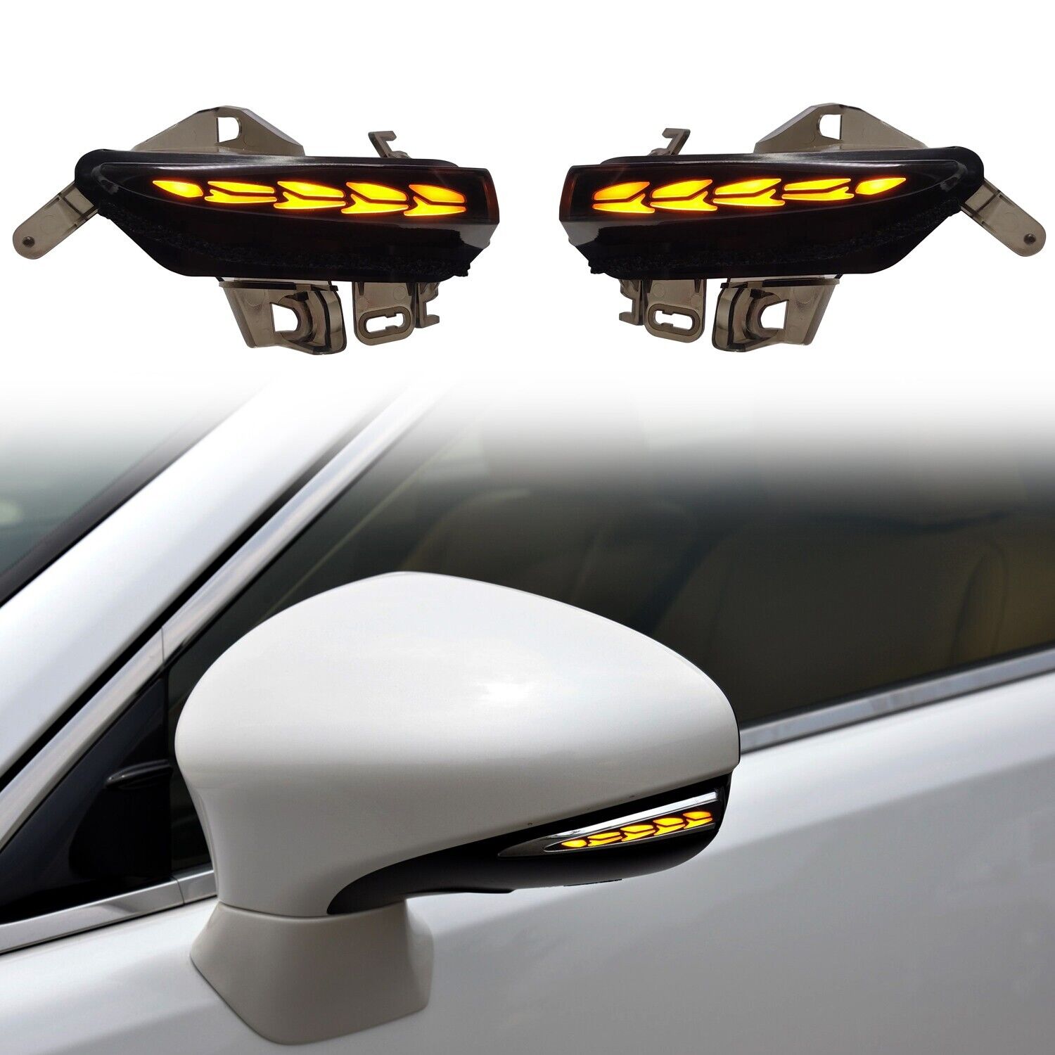 Side Mirrors LED Turn Signals Lights for Lexus IS350 ES350 Side Mirrors LED Turn Signals Lights for Lexus IS350 ES350