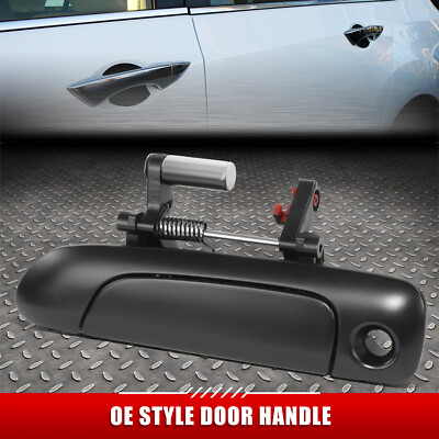 Для 07-08 Honda Fit Черная загрунтованная Наружная ручка передней левой двери с замочной скважиной