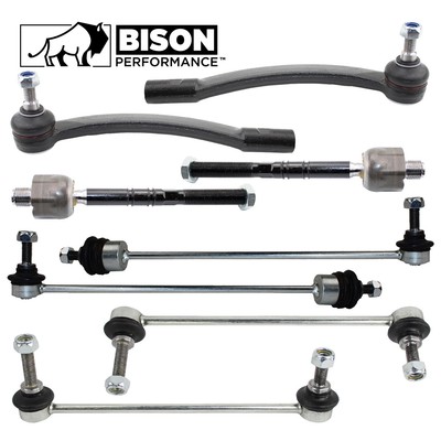 Bison Performance 8pc Front Rear Sway Bar Link Tie Rod End Kit For Mini R50 R53