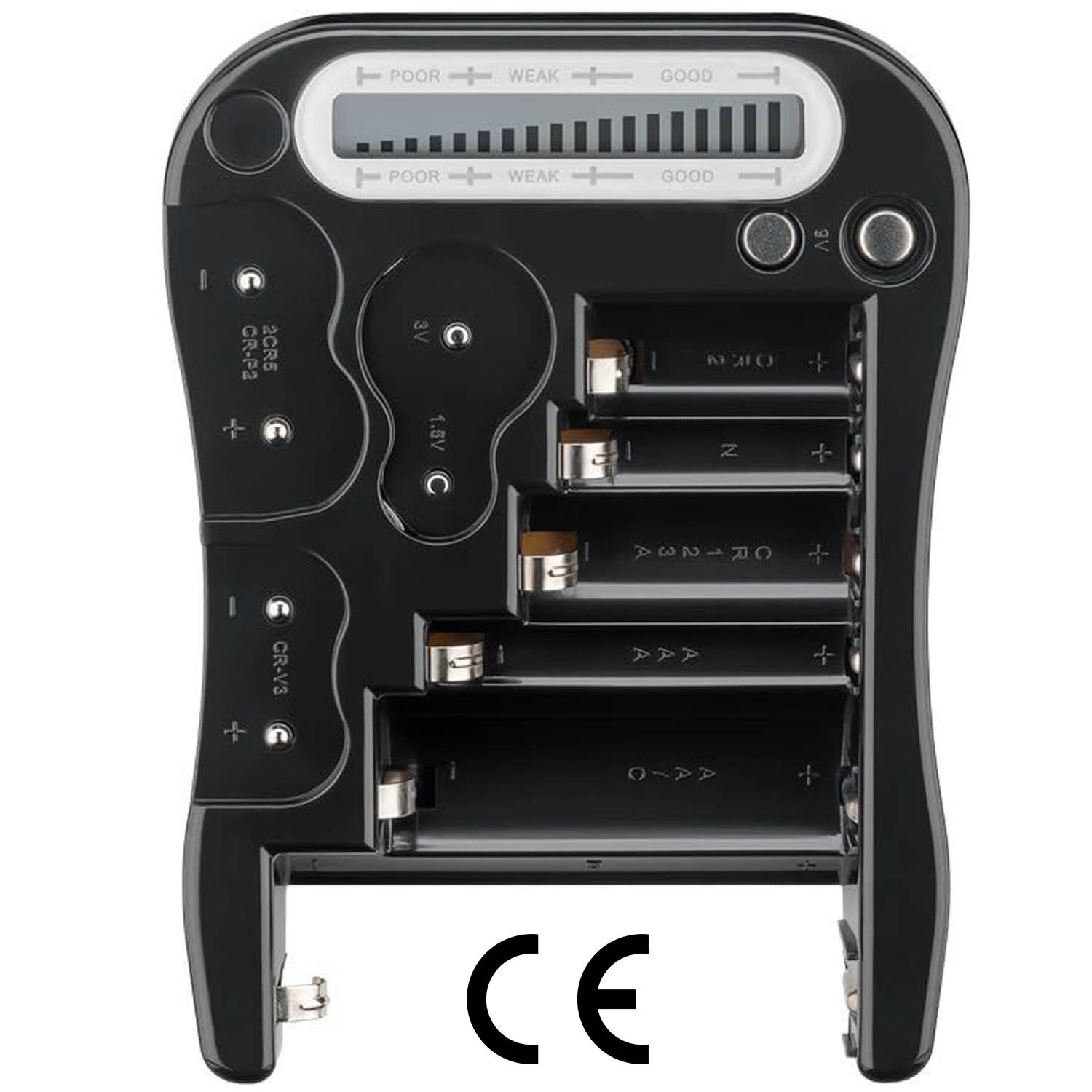 Batterietester LCD-Display für Standard Batterie Akku Rund Foto und Knopfzellen