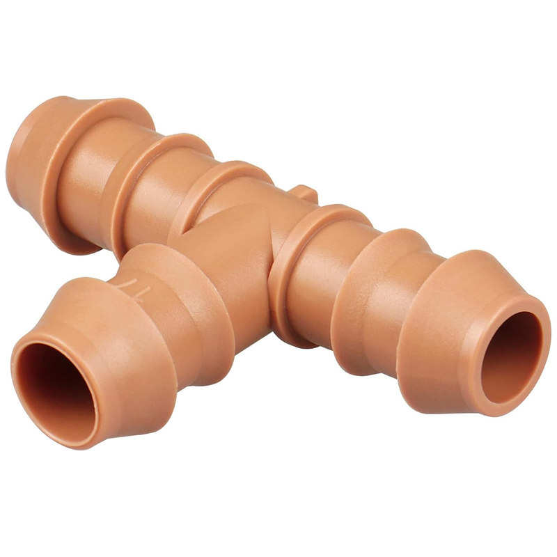 Drip Irrigation Barbed Tee 30 Pack 1/2 Inch Tubing 17Mm ID Lawn Garden Patio