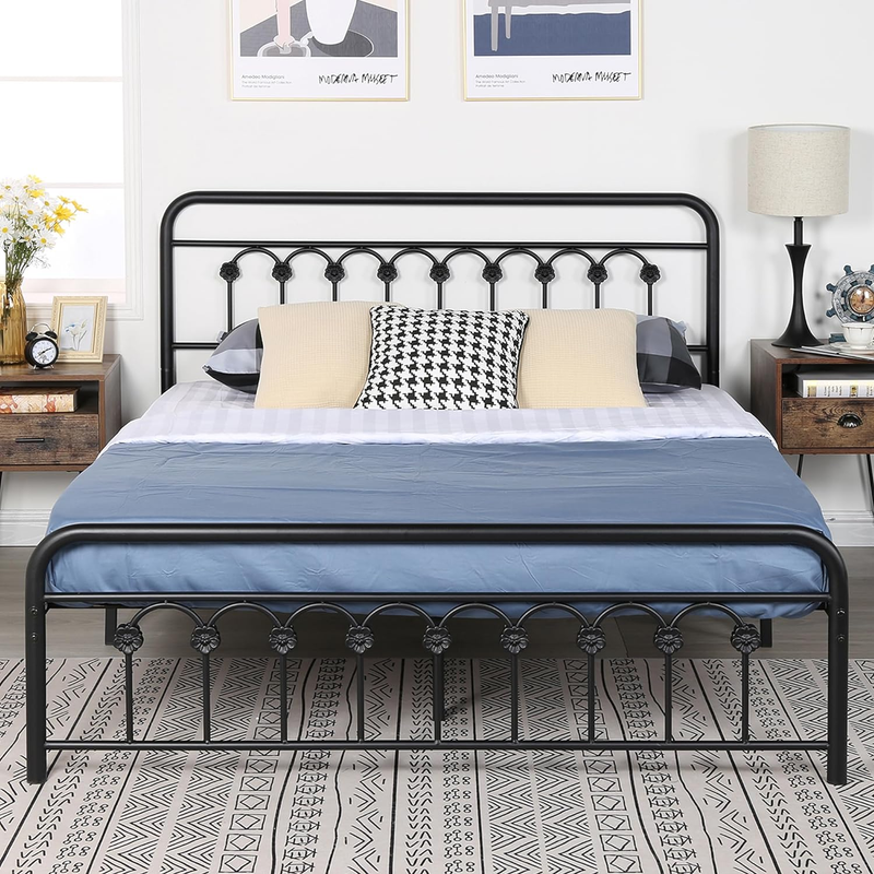 With Headboard And Footboard Mattress Foundatio
