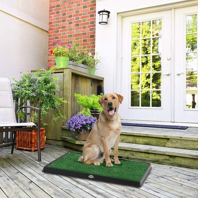 Artificial Grass Bathroom Mat For Puppies And Small Pets Portable Potty Trainer