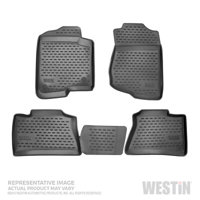 Westin Custom All Weather 3-D Floor Liners Fits a 2009-2014 Ford F-150 Super Cab