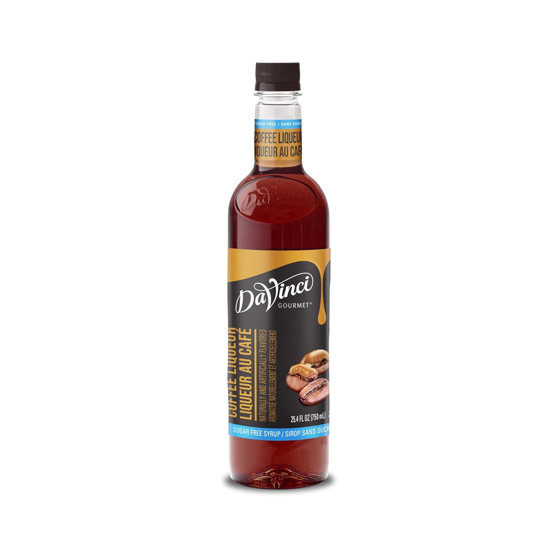 DaVinci Gourmet Sugar-Free Coffee Liqueur Syrup, 25.4 Fluid Ounce (Pack of 1)