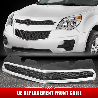 Для 10-15 автомобилей Chevy Equinox OE Style Черная передняя верхняя решетка радиатора с эмблемой