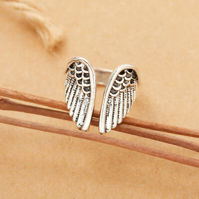 925 Silver Owl Frog Cat Flower Animal Open Rings Finger Adjustable Ring Jewelry