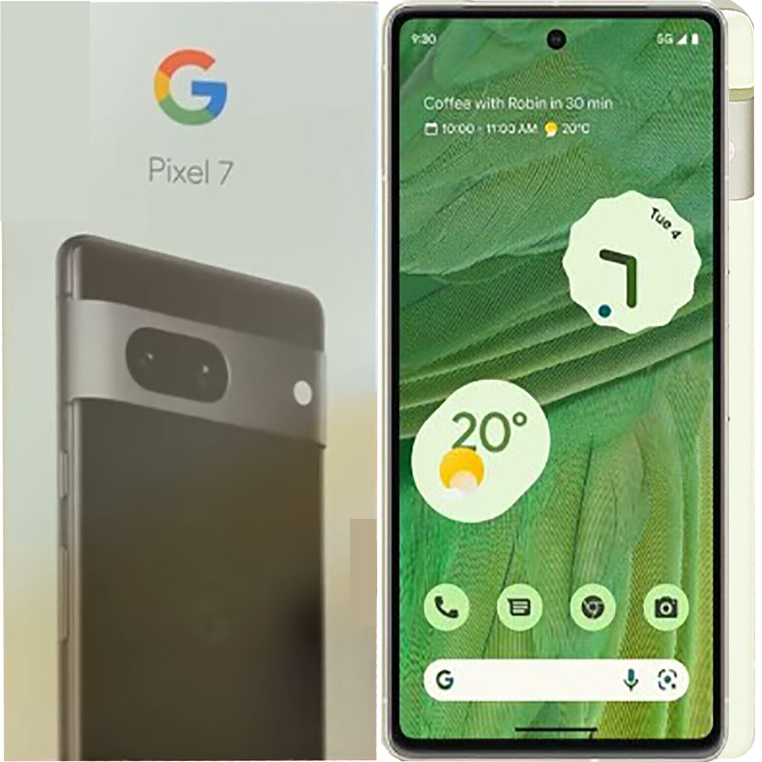Google Pixel 7 5G Lemongrass 256GB + 8GB Dual-SIM Unlocked Google Pixel 7 5G Lemongrass 256GB + 8GB Dual-SIM Unlocked