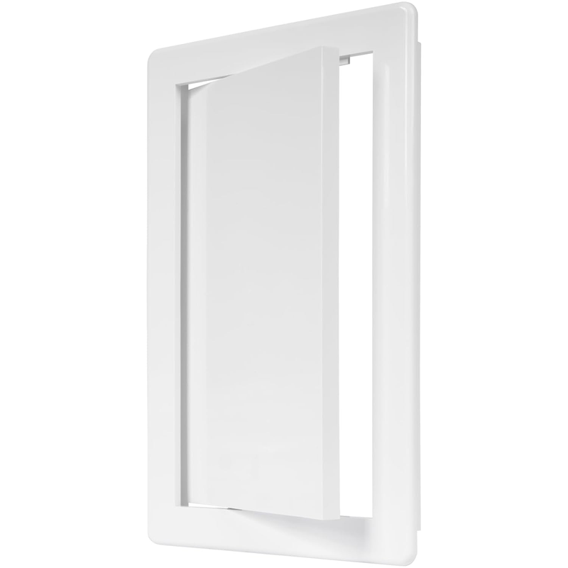 White Plastic Access Panel 150 x 250mm ABS Inspection Hatch Panels for Fuse Box
