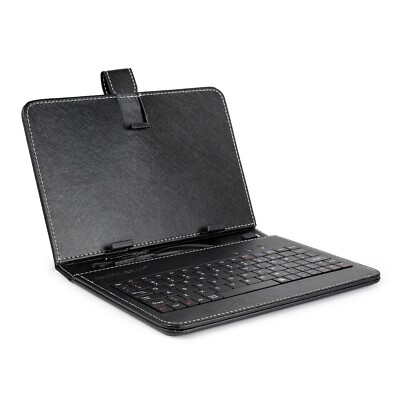 Universal Micro USB Keyboard PU Leather Case Cover Stand For 7'' 8'' Tablet