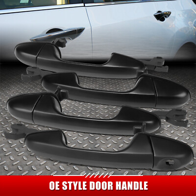 [4ШТ] ДЛЯ 04-08 CHRYSLER PACIFICA НАРУЖНЫЕ РУЧКИ ДЛЯ ОТКРЫВАНИЯ ПЕРЕДНЕЙ ЗАДНЕЙ ЛЕВОЙ ПРАВОЙ ДВЕРИ