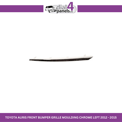 TOYOTA AURIS 2012 - 2015 FRONT BUMPER GRILLE MOULDING CHROME LEFT 5312402140
