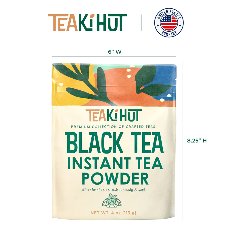 Instant Black Tea Powder 4 oz Black Tea Powder Powdered Black Tea for