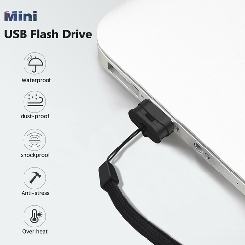 lOT 1/5/ 10PCS USB 2.0 32GB 64GB Waterproof Mini Metal Flash Drive Memory Sticks
