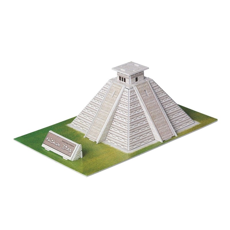 Word Famous Building 3D Jigsaw Puzzle Mexico Maya Pyramid DIY